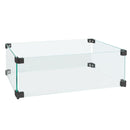 Easyfires Glasombouw 55 x 30 cm Zwart