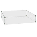 Easyfires Glasombouw 78 x 40 cm Zilver