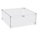 Easyfires Glasombouw 43 x 43 cm Zilver