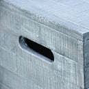 Modeno Gasfles Cover Grijs Houtlook