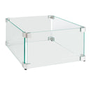 Easyfires Glasombouw 35 x 35 cm Zilver