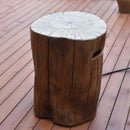 Gasfles cover Elementi boomstam - houtlook bruin