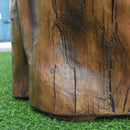 Gasfles cover Elementi boomstam - houtlook bruin