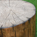 Gasfles cover Elementi boomstam - houtlook bruin