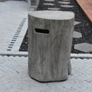 Gasfles cover Elementi boomstam - houtlook grijs