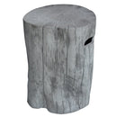 Gasfles cover Elementi boomstam - houtlook grijs