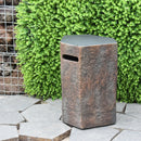 Gasfles cover Elementi - Gemaakt van vezelversterkt beton met basalt natuursteenlook