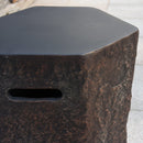 Gasfles cover Elementi - Gemaakt van vezelversterkt beton met basalt natuursteenlook