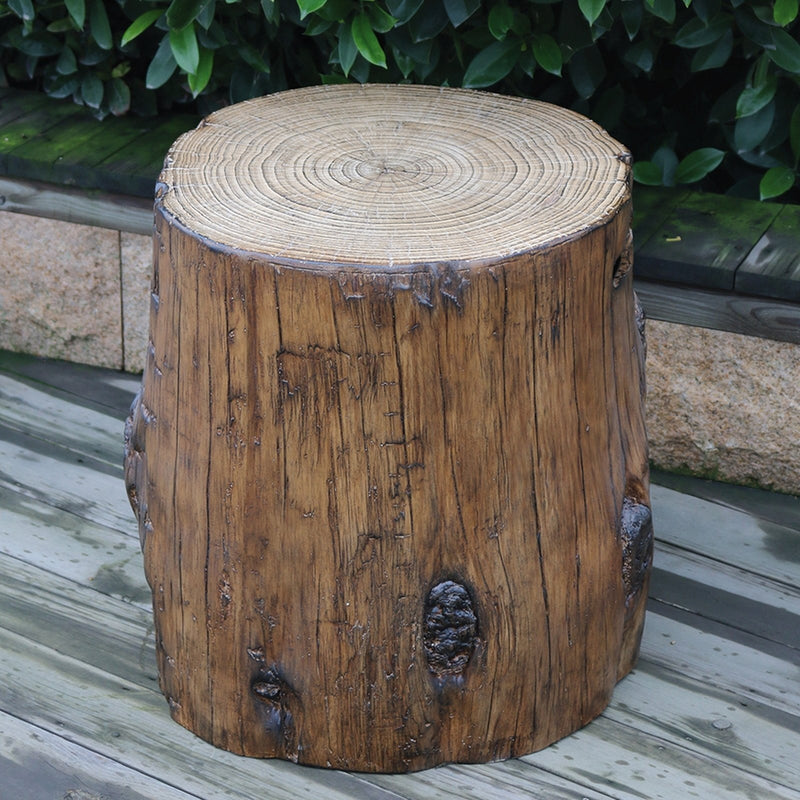 Gasfles cover voor Elementi boomstam - Cover voor 5kg gasfles houtlook bruin