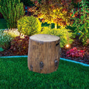 Gasfles cover voor Elementi boomstam - Cover voor 5kg gasfles houtlook bruin