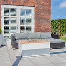 Easyfires Cube Vuurtafel Rechthoek - Wit