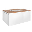 Easyfires Cube Vuurtafel Rechthoek - Wit