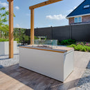 Easyfires Cube Vuurtafel Rechthoek - Wit
