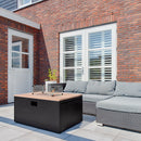 Easyfires Cube Vuurtafel Rechthoek - Zwart