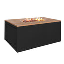 Easyfires Cube Vuurtafel Rechthoek - Zwart