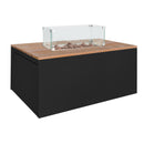 Easyfires Cube Vuurtafel Rechthoek - Zwart