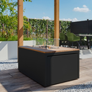 Easyfires Cube Vuurtafel Vierkant - Zwart