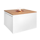 Easyfires Cube Vuurtafel Vierkant - Wit