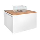 Easyfires Cube Vuurtafel Vierkant - Wit