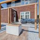 Easyfires Cube Vuurtafel Vierkant - Wit