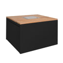 Easyfires Cube Vuurtafel Vierkant - Zwart