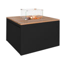 Easyfires Cube Vuurtafel Vierkant - Zwart