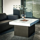 Easyfires Milano Vuurtafel Rechthoek - Wit / Zwart