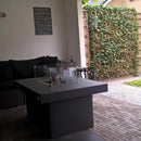 Easyfires Milano Vuurtafel Vierkant - Wit / Zwart