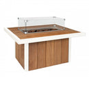 Easyfires River Vuurtafel Rechthoek - Wit
