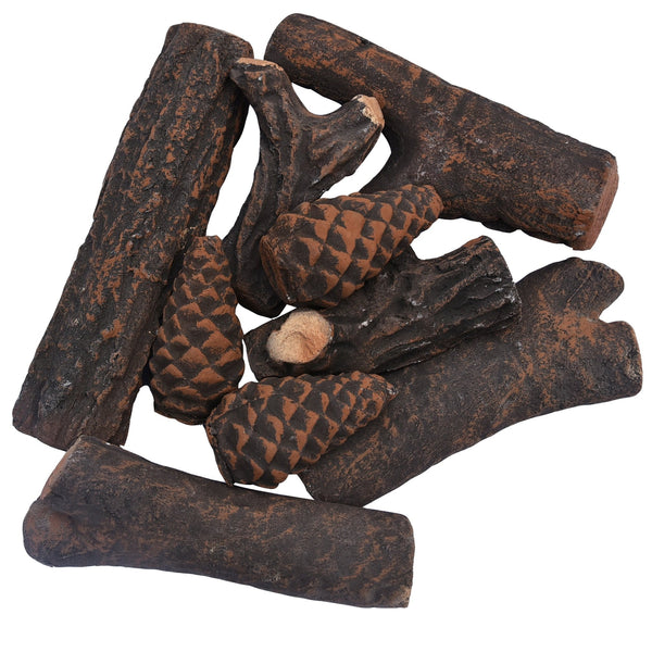 Elementi | Keramisch brandhout met een grenen houtlook