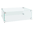 Easyfires Glasombouw 55 x 30 cm Zilver