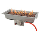 Inbouwbrander EasyFires VOORDEELSET rechthoek 50x25 cm zilver