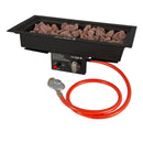 Inbouwbrander EasyFires VOORDEELSET rechthoek 50x25 cm zwart