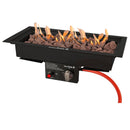 Inbouwbrander EasyFires VOORDEELSET rechthoek 50x25 cm zwart