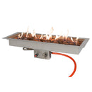 Inbouwbrander EasyFires VOORDEELSET rechthoek 76x26 cm zilver