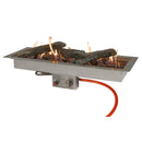 Inbouwbrander EasyFires VOORDEELSET rechthoek 76x26 cm zilver