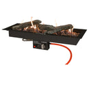 Inbouwbrander EasyFires VOORDEELSET rechthoek 76x26 cm zwart