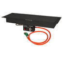 Inbouwbrander EasyFires VOORDEELSET rechthoek 76x26 cm zwart