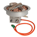 Inbouwbrander EasyFires VOORDEELSET rond Ø 40cm zilver