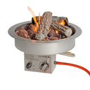 Inbouwbrander EasyFires VOORDEELSET rond Ø 40cm zilver