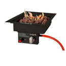 Inbouwbrander EasyFires VOORDEELSET vierkant 30x30 cm zwart