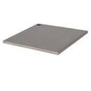 Inbouwbrander EasyFires VOORDEELSET vierkant 40x40 cm zilver
