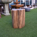 Kruk Elementi Boomstam - Vezelversterkt beton met een bruine houtlook