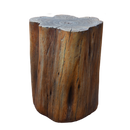 Kruk Elementi Boomstam - Vezelversterkt beton met een bruine houtlook