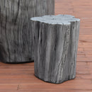 Kruk Elementi Boomstam - Vezelversterkt beton met een grijze houtlook