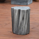 Kruk Elementi Boomstam - Vezelversterkt beton met een grijze houtlook