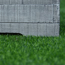 Modeno Gasfles Cover Grijs Houtlook