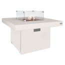 Easyfires Milano Vuurtafel Vierkant - Wit / Zwart