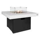 Easyfires Milano Vuurtafel Vierkant - Wit / Zwart