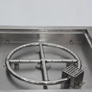 Elementi Inbouwbrander 52 x 52 cm Zilver